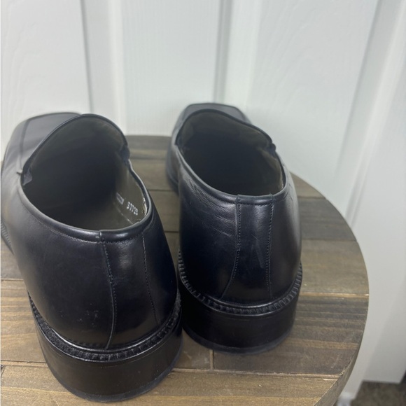 Mezlan Black Plano Tassel Loafers 12 leather Italy shoes